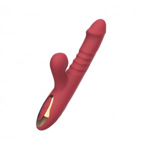 SAGAN - Thrust Suction Swinging Massage Wand (Chargeable - Red)